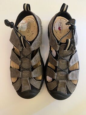 Keen Women's Gray Closed-Toe Athletic Sandals
